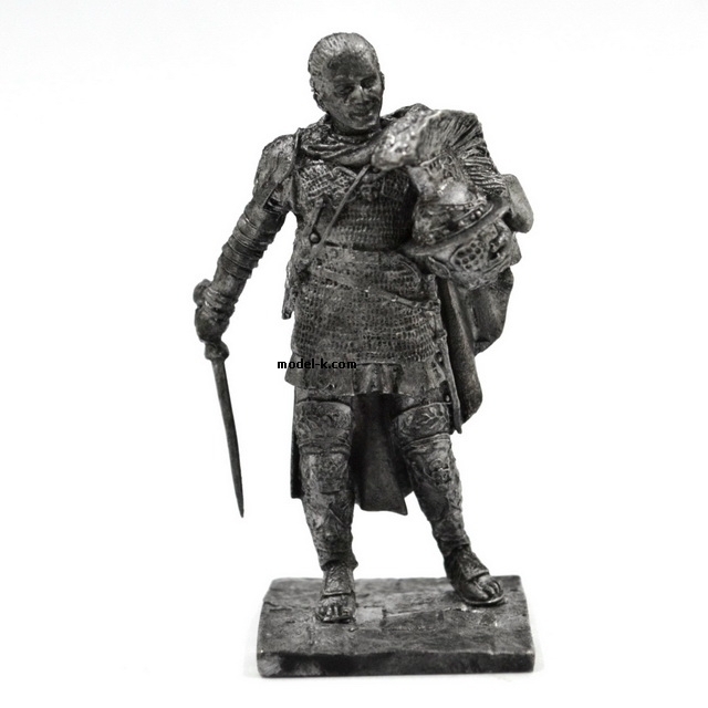 1:32 Scale Metal Figure of Spartacus - the leader of the gladiators