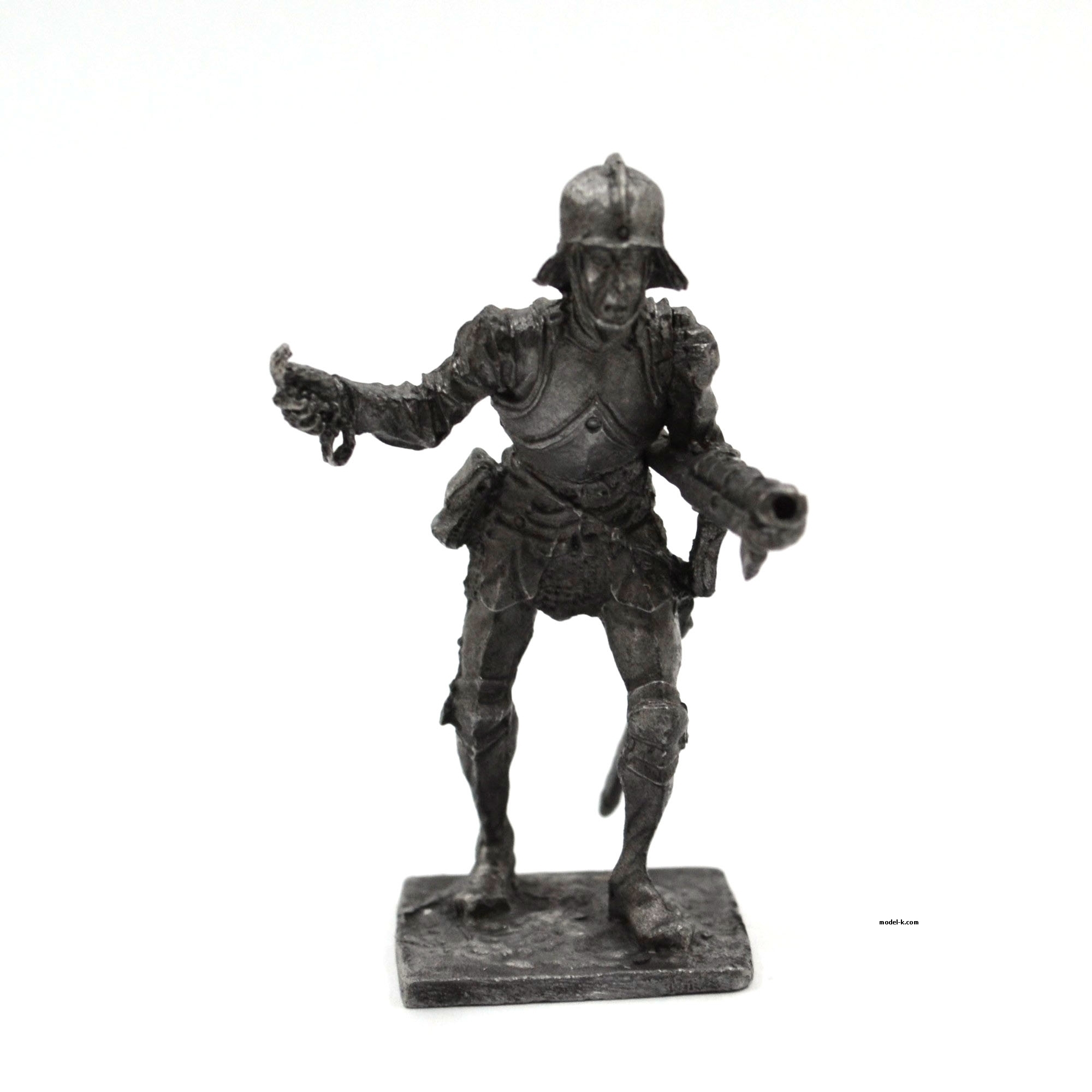 tin 54mm Figurine Teutonic Archer 54mm tin figure