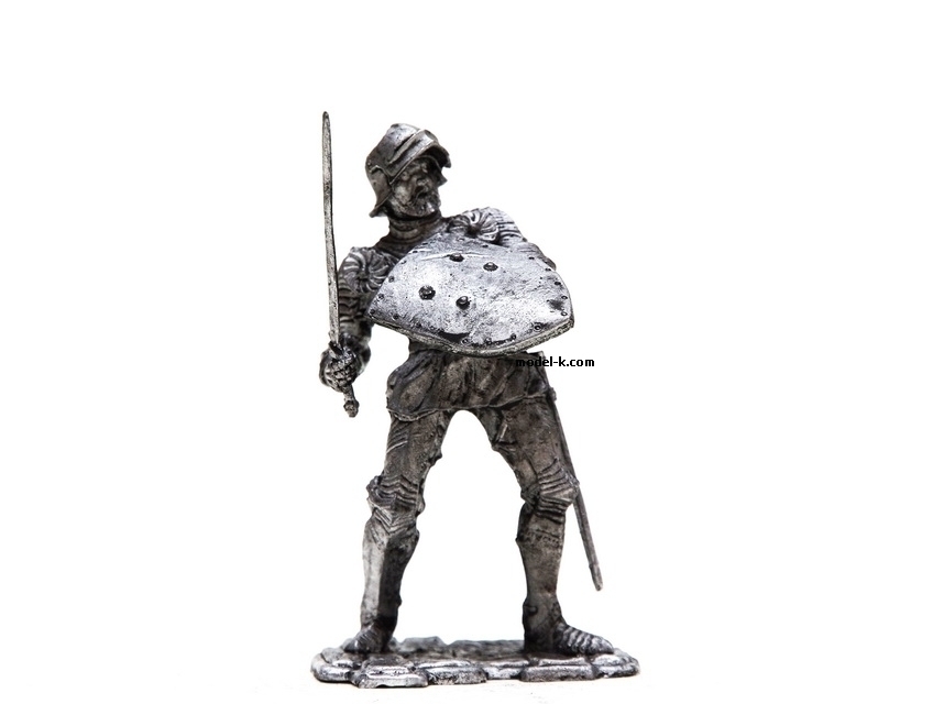 tin 54mm Figurine English Knight