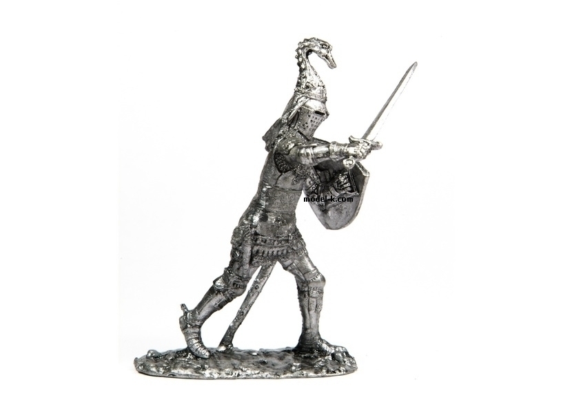 1:32 tin figurine Thomas Boschome. Earl of Warwick 54mm