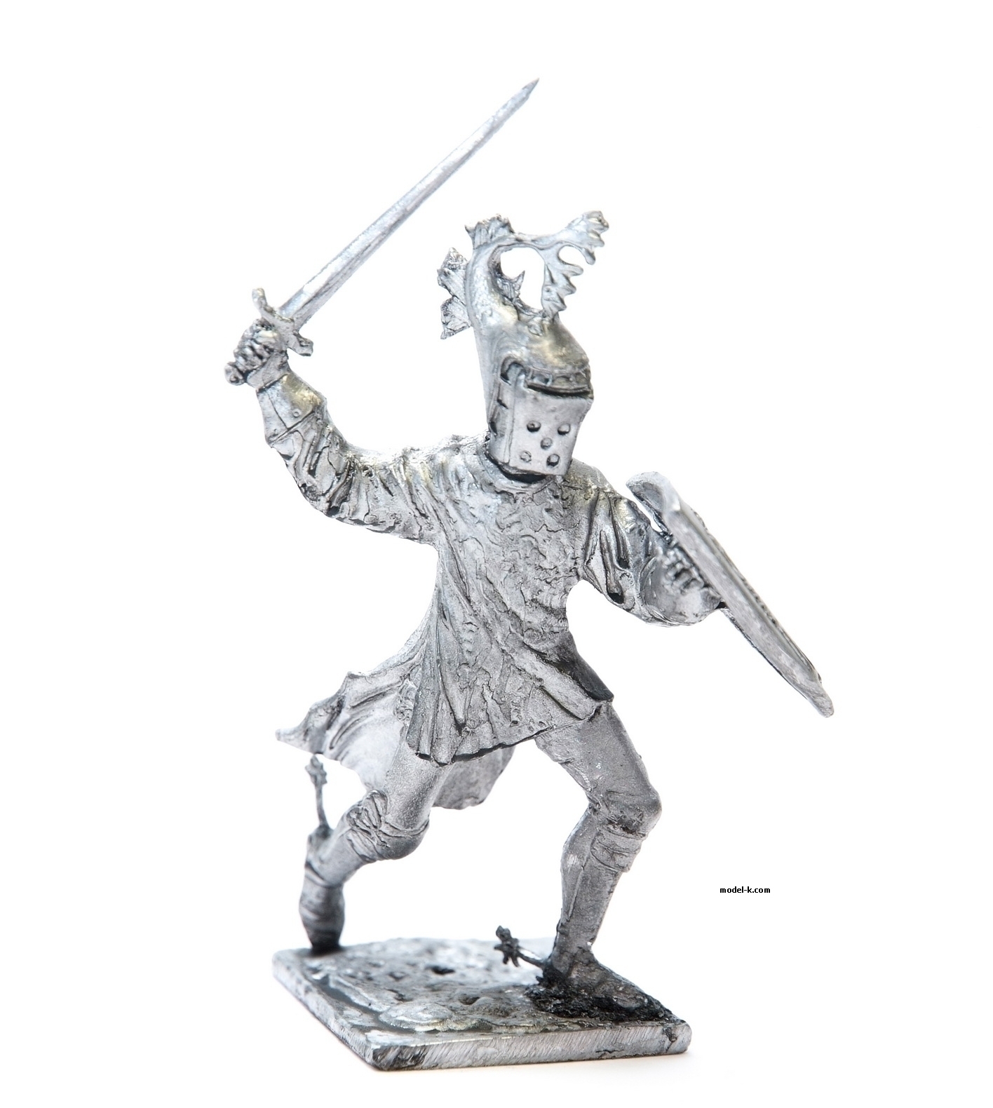 Burgundian knight metal figurine 54mm