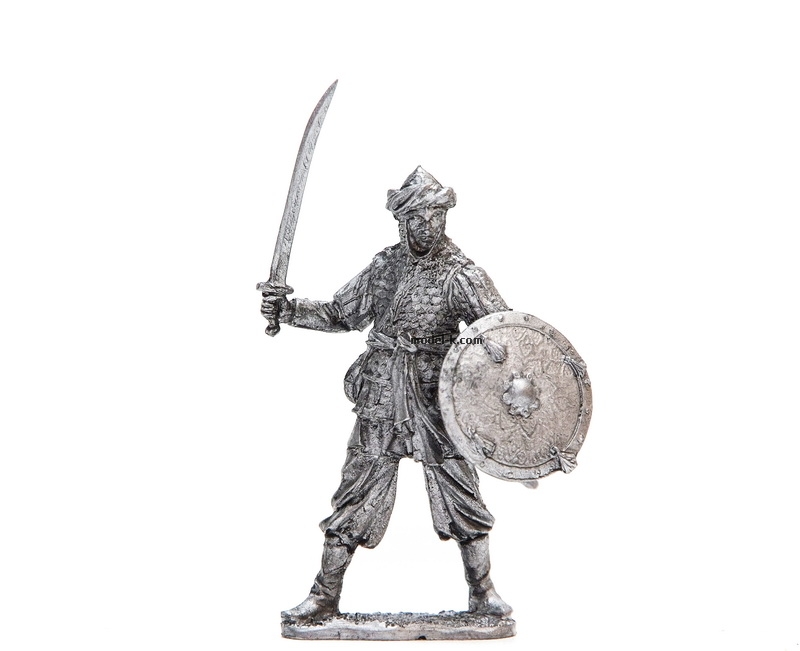 SARACEN WARRIORS Saracen 12th century Metal Figure 1/32 Tin Toy Soldiers 