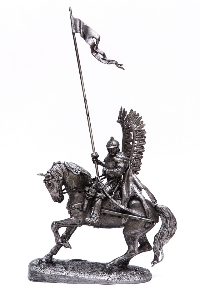tin 54mm RE19 Poland 17c Winged Hussar 1:32 Scale Miniature 