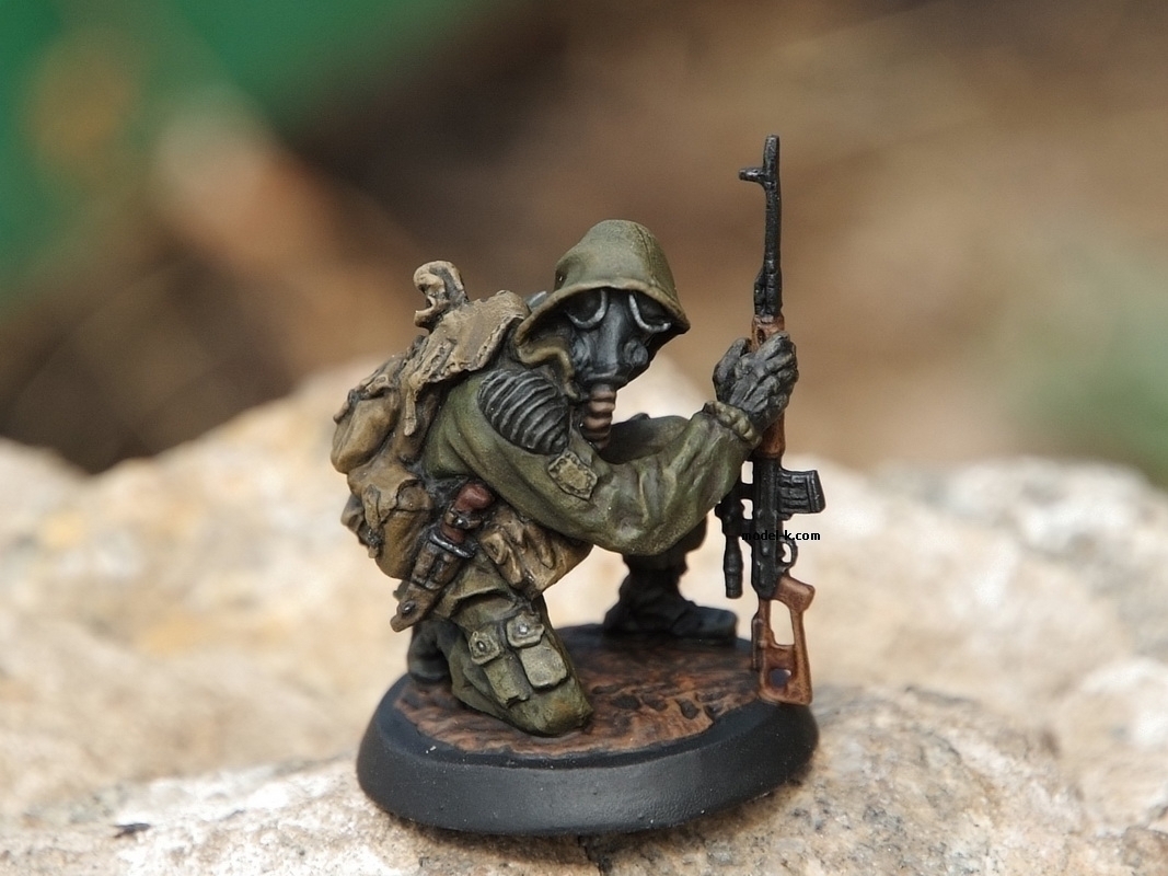 54mm Stalker Figurine, painted