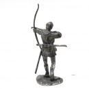 French archer 54mm tin figure