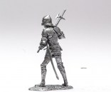 1:32 Scale Metal Miniature of Metal Figurine English cuirassier XV century