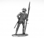 54mm Tin Castings Figurine of English Infantryman XV century