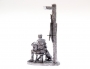 tin 54mm metal castings. Armor-Bearer and dog