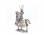 tin 54mm, 1:32, knight, metal figue, tin toy, figure on horse, hoseman, Landmeister